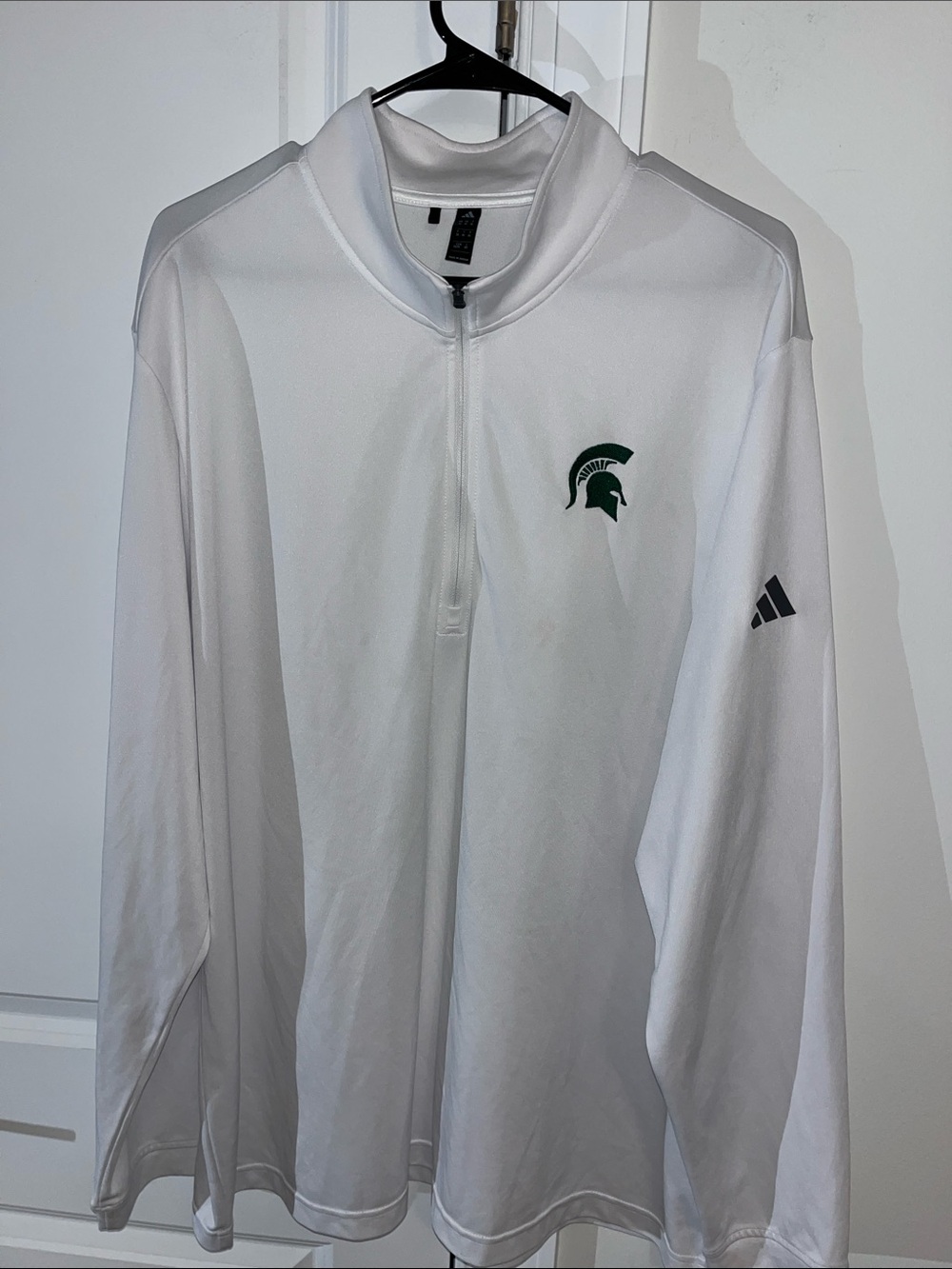 Adidas Michigan State Sparty Spartans football shooters shirt jersey shirt XXL